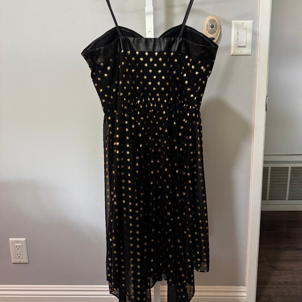 handkerchief hem strapless dress, hailey adrianna papell - Picture 2 of 4
